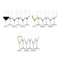 WEIN- UND SEKTGLÄSER Exquisit transparent 18er Set - Transparent, Glas - Stölzle Lausitz