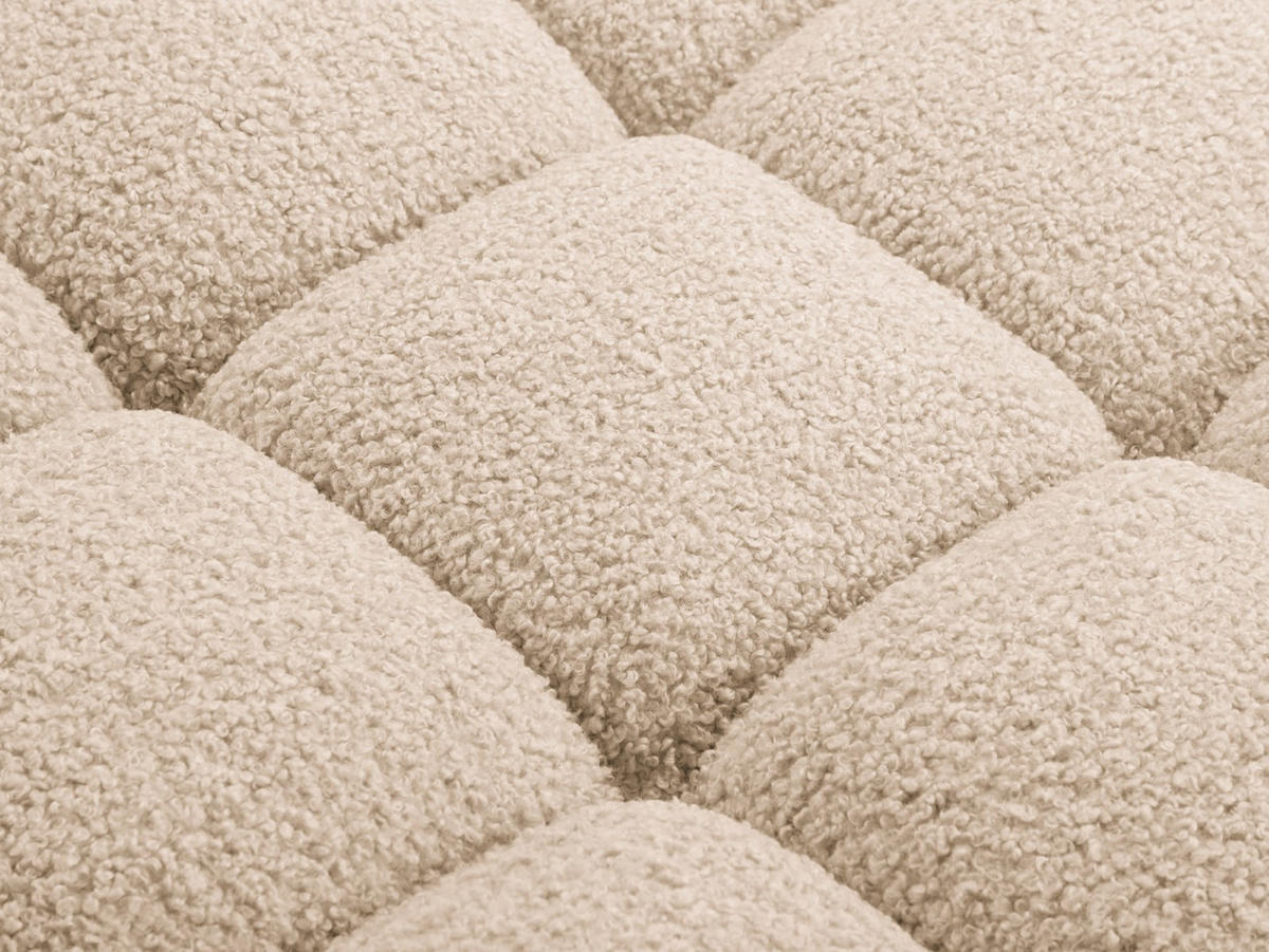 SOFA modular links Bellis aus Boucle sandfarben 4 Sitzplätze - Sandfarben, Textil (282/70/94cm) - Micadoni