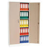 AKTENSCHRANK Beetle 4 Fachböden 195x92x42 cm Weiß & Ahorn - Ahornfarben, Metall (92/195/42cm)