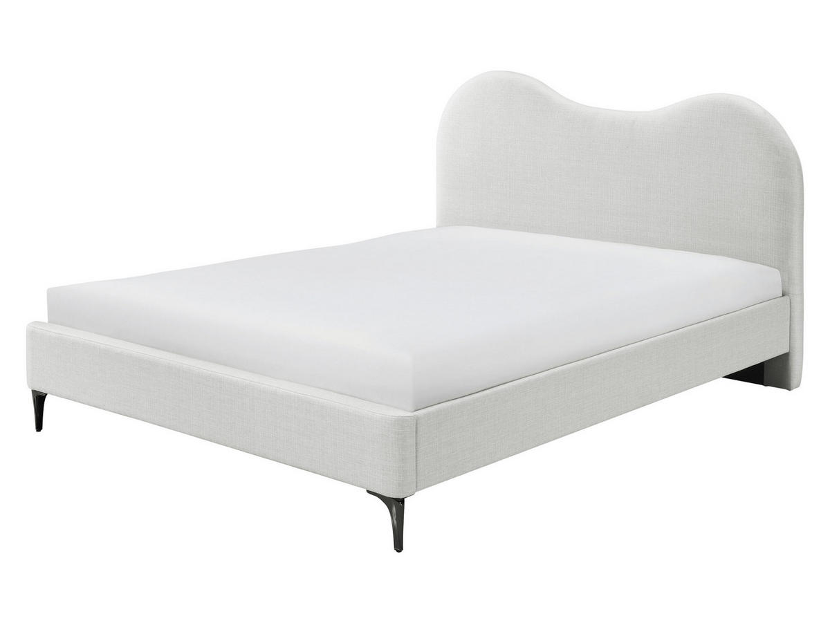 POLSTRBETT Triana 1035 - Creme/Schwarz, Holzwerkstoff/Textil (160/200cm) - MIRJAN24