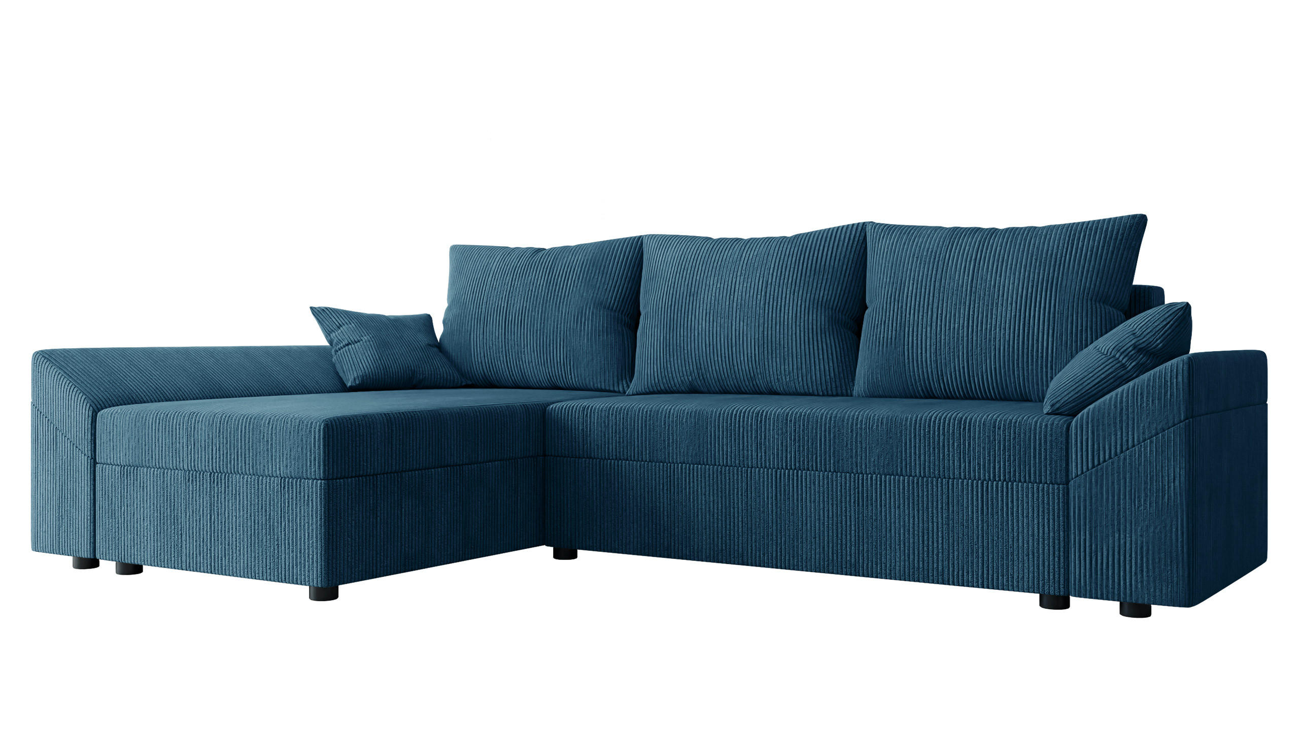Mirjan24 Ecksofa Blau 240x140 cm