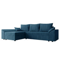 COLTAR Dante L Reiat - albastru/negru, material plastic/material textil (240/140cm) - MIRJAN24
