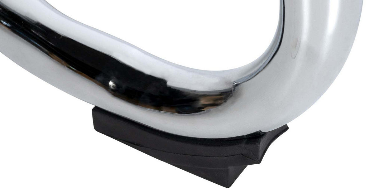 SCHWINGSTUHL 2er Set Stoff chrom - Chromfarben/Schwarz, Textil/Metall (55/95/51cm) - CLP