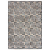 TEPPICH Jute Karos Geometrisch, Wohnzimmer Grau Rechteckig 160x240 - Grau, Textil (160/240cm) - KADIMA DESIGN