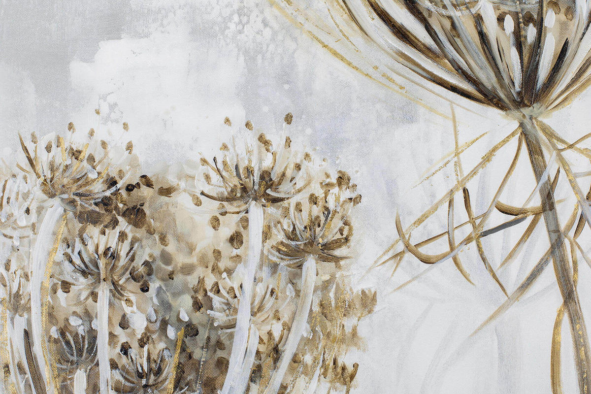 ACRYLBILD HANDGEMALT 60/90 cm - Beige, Holz/Textil (1.96/90cm) - KUNSTLOFT
