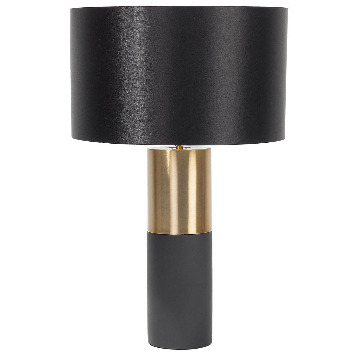 TISCHLAMPE Darling 40/40/61 cm - Schwarz, Metall (40/40/61cm) - Beliani