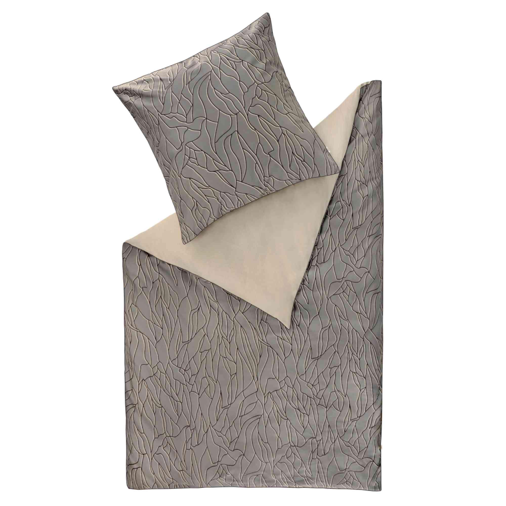 RENFORCÉ BETTWÄSCHE NELE - Grau, Textil (155/220cm) - Esprit