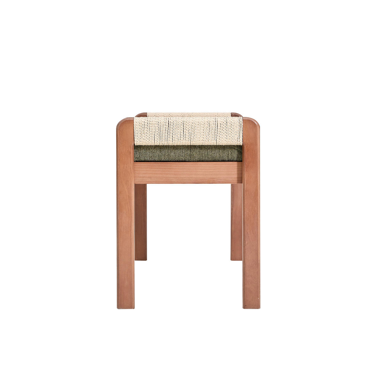SITZBANK Holz Grün - Grün, Holz (92/53/40cm) - Nordlys