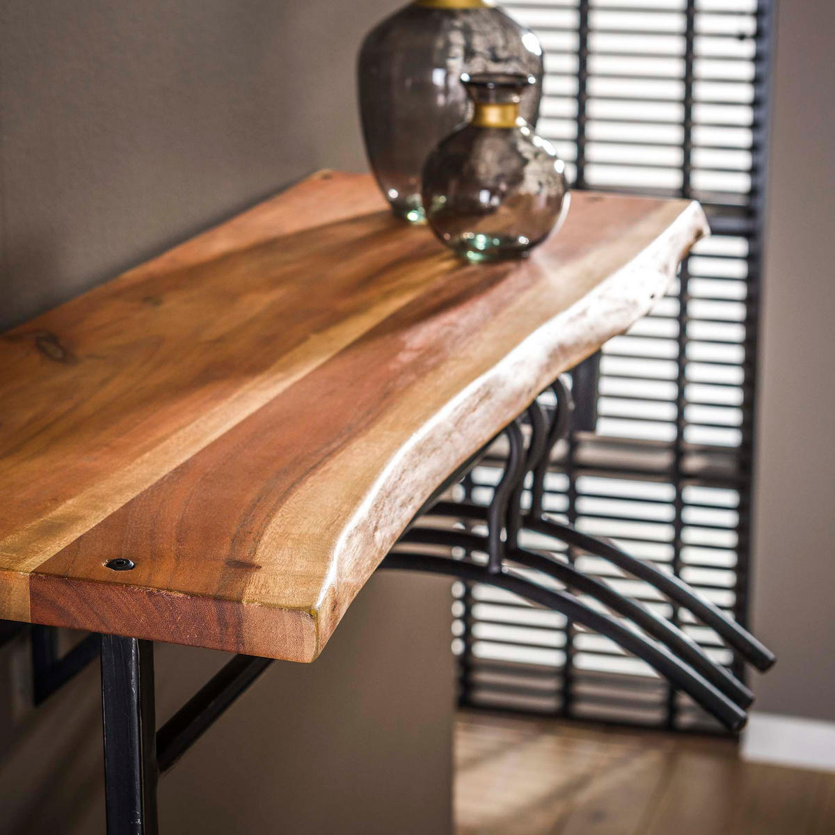 WANDGARDEROBE Edge Braun 100/33/27 cm - Braun, Holz (33/27/100cm) - Hoyz Collection