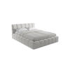 POLSTERBETT mit Bettkasten und Lattenrost 180x228 Grau - Silberfarben/Schwarz, Kunststoff/Textil (160/200cm) - Makamii