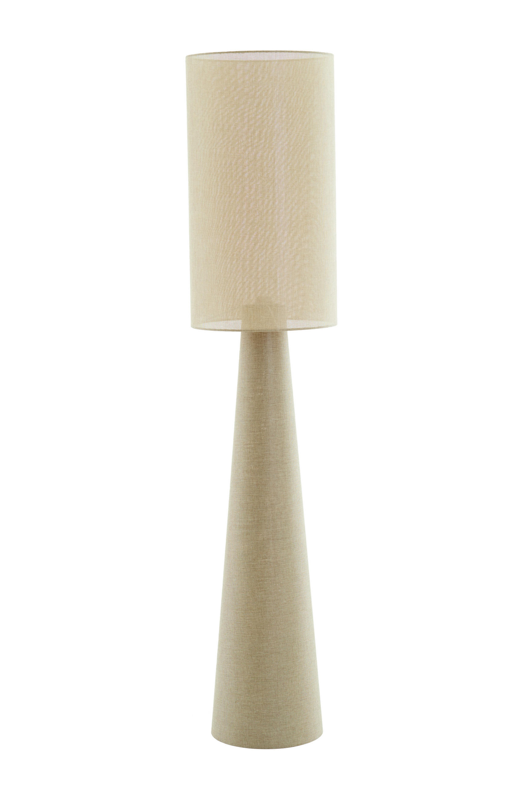 STEHLEUCHTE Micky Grün Ø38/180 cm - Beige/Grün, Textil (38/38/180cm) - Light & Living