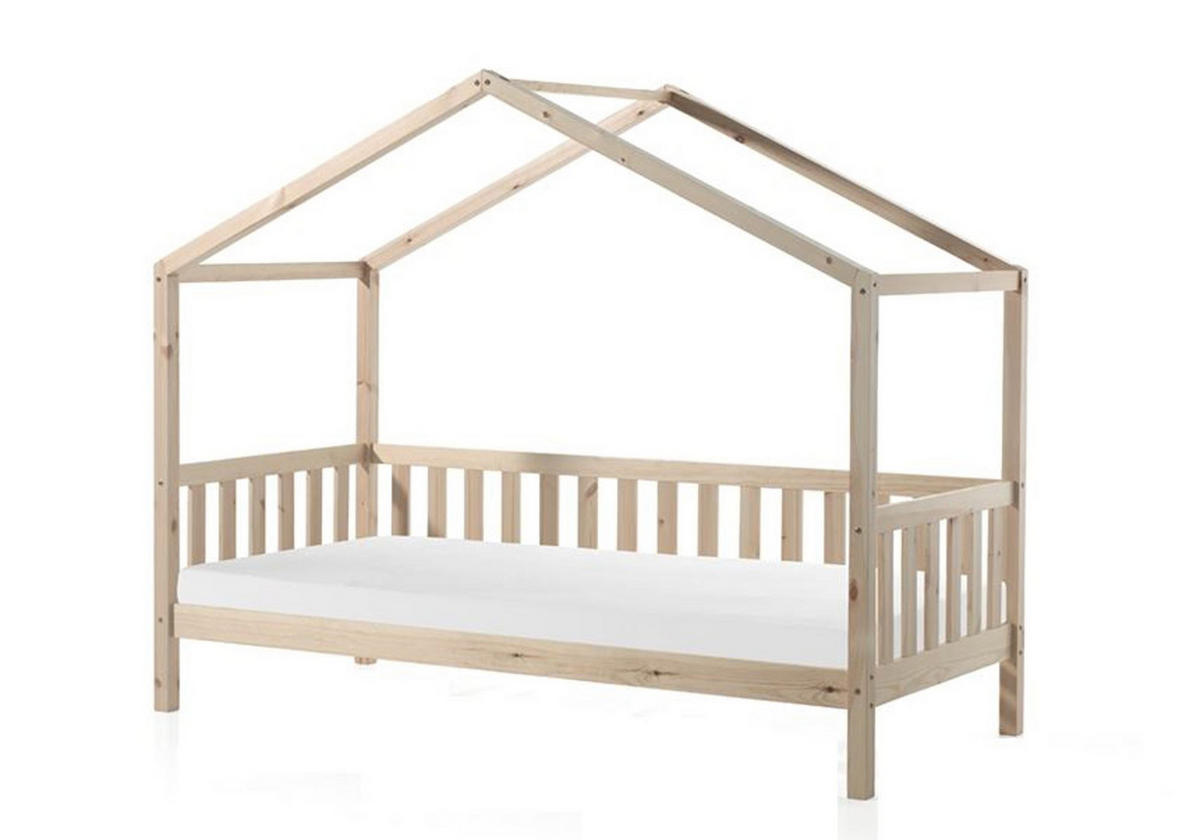 HAUSBETT Kapua 210x170x97 aus Massivholz in Natur - Kieferfarben, Holz (90/200cm) - 58aufmkessel