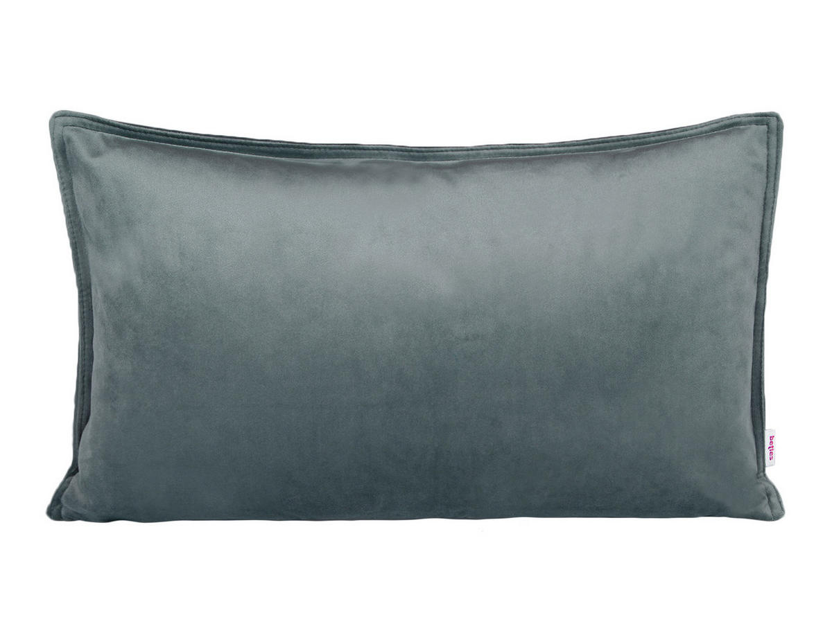 KISSENHÜLLE Samt&Sonders stein-grau 50/30 cm - Grau, Textil (30/50cm) - beties Heimtextil