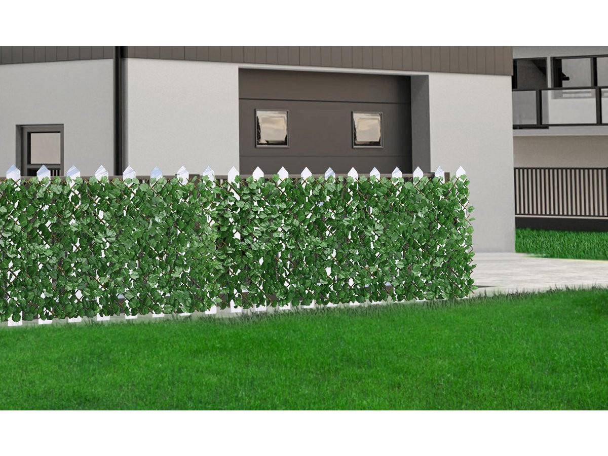 KUNSTHECKE Grün - Grün, Kunststoff (100/200cm) - Habitat Garten