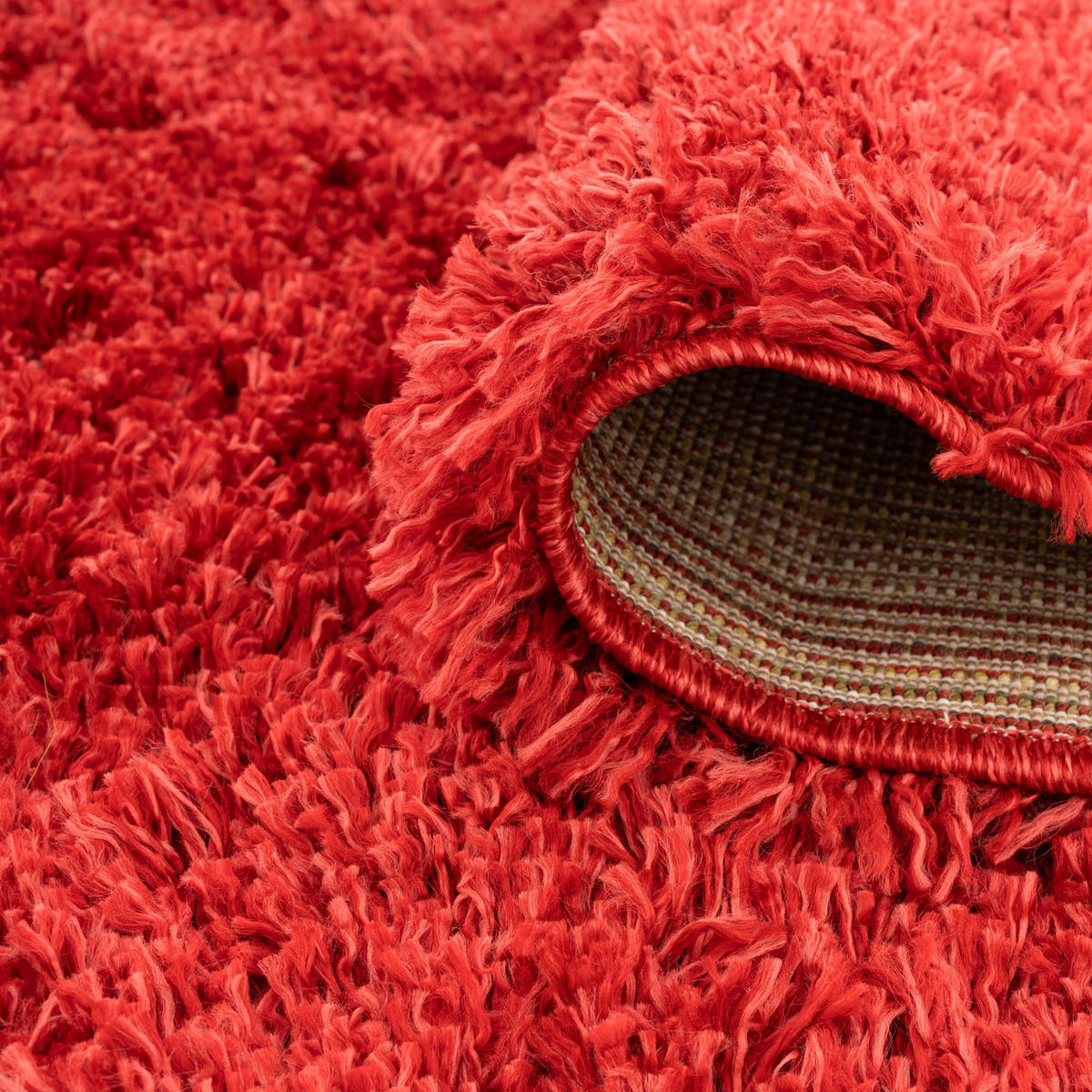 HOCHFLORTEPPICH Weinrot - Weinrot, Naturmaterialien/Textil (60/110cm) - Kukoon Rugs