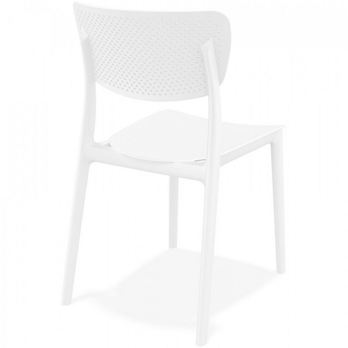 STUHL Weiß 45x82x53cm - Weiß, Kunststoff (45/82/53cm) - AlterEgo