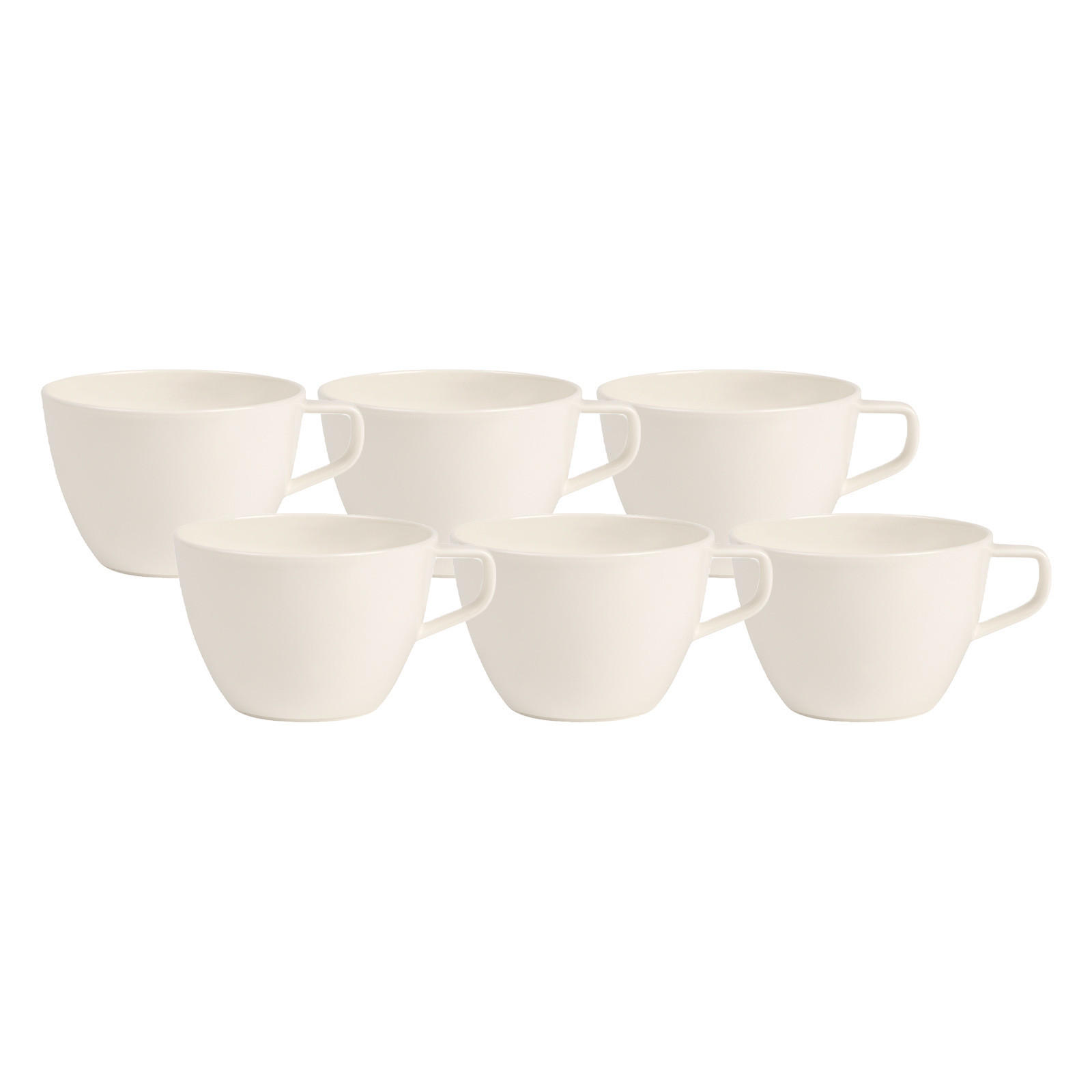 CAFÉ AU LAIT TASSEN Artesano Original weiß 260 ml 6er Set - Weiß, Keramik (0.26L) - Villeroy & Boch
