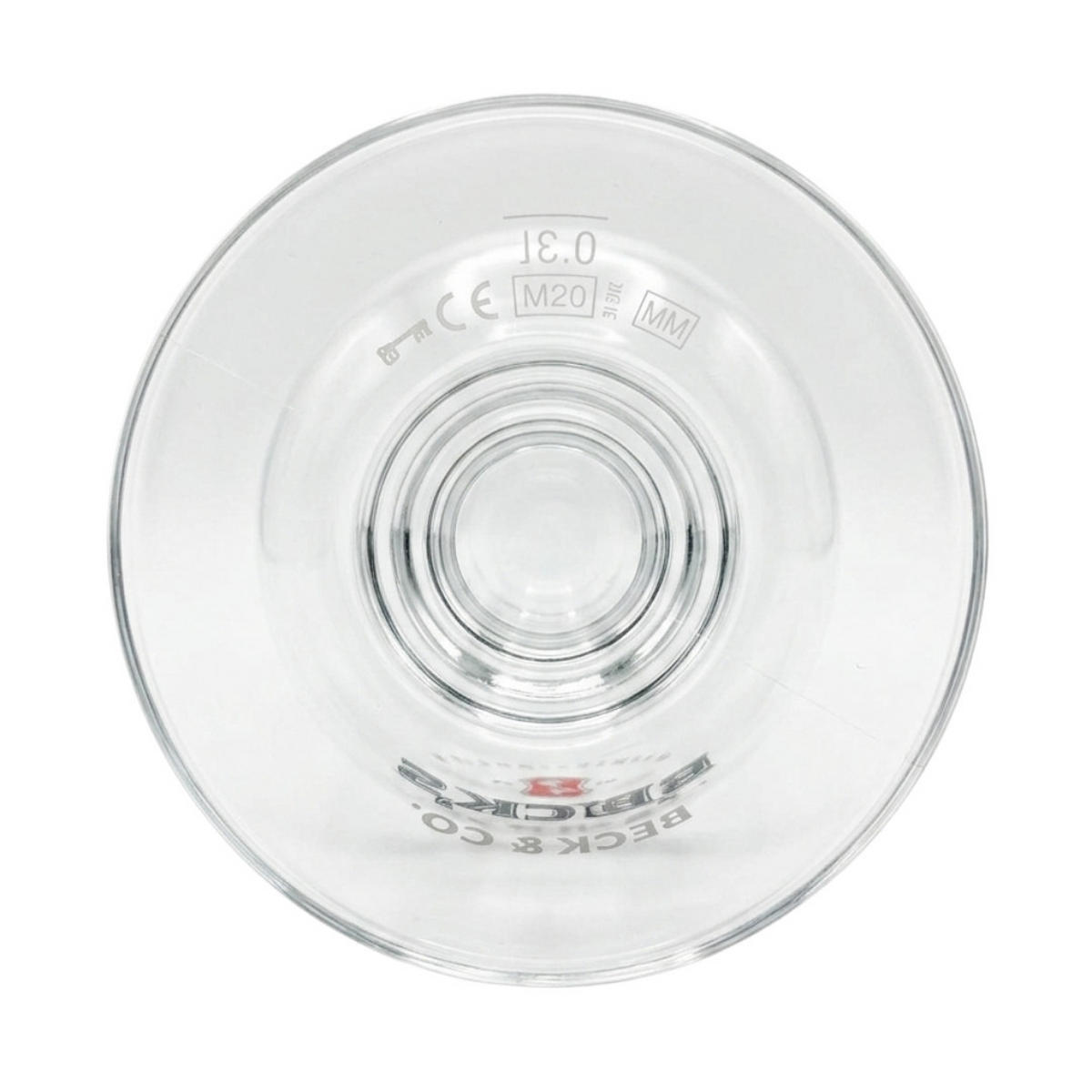 BIERGLÄSER 6er-Set 500 ml Becks - Transparent, Glas (0.5L) - Ritzenhoff