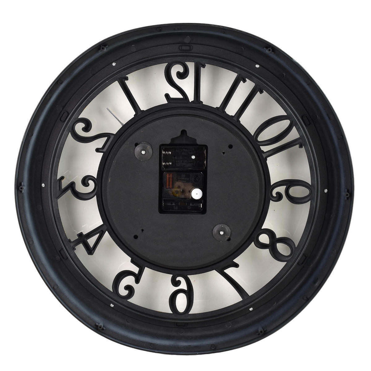 WANDUHR Ramsey Weiß 45/7/45 cm Kunstoff - Weiß, Kunststoff (45/45/7cm) - Mondex