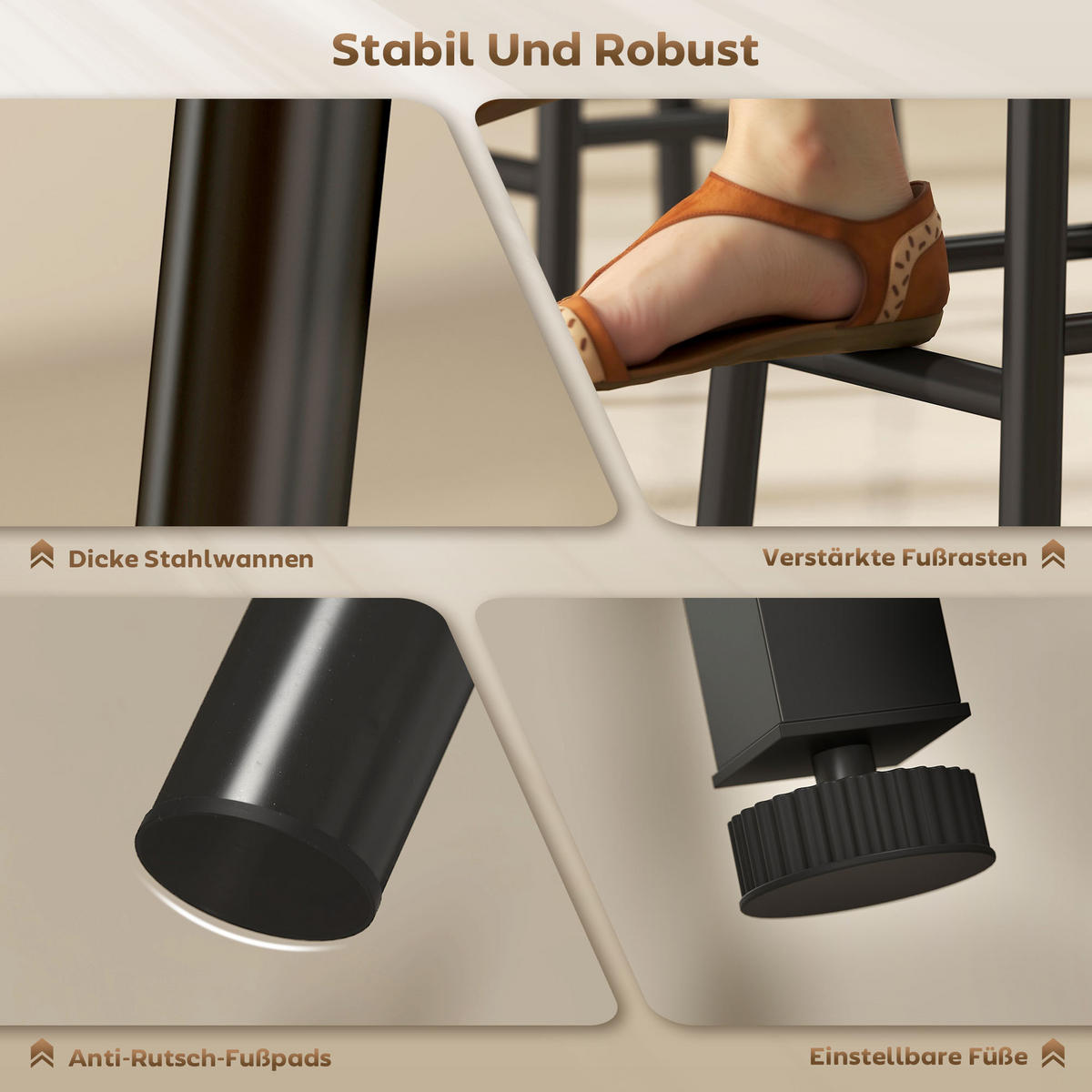 BAR-SET Grau 121.5/40.0/122.0cm - Grau, Holzwerkstoff (40/122/121.5cm)