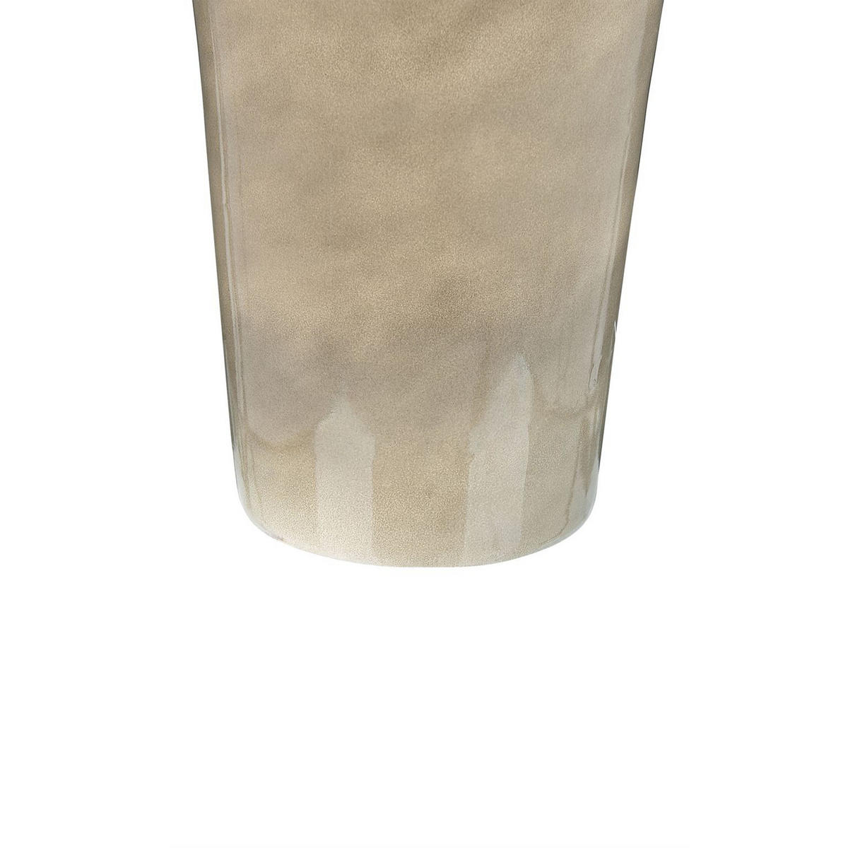 BLUMENVASE Terrakotta beige Leganes - Beige, Stein (47cm) - Beliani