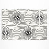 TEPPICH 150x225 cm Stilvolle Blumen Dunkle Linien - Schwarz, Kunststoff (150/225cm) - Wallfluent