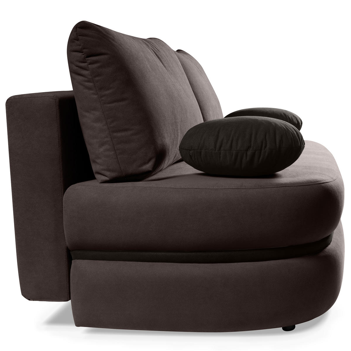 SCHLAFSOFA Valio 3-Sitzer mit Schlaffunktion, Braun - Braun, Textil (211/93/103cm) - Beautysofa