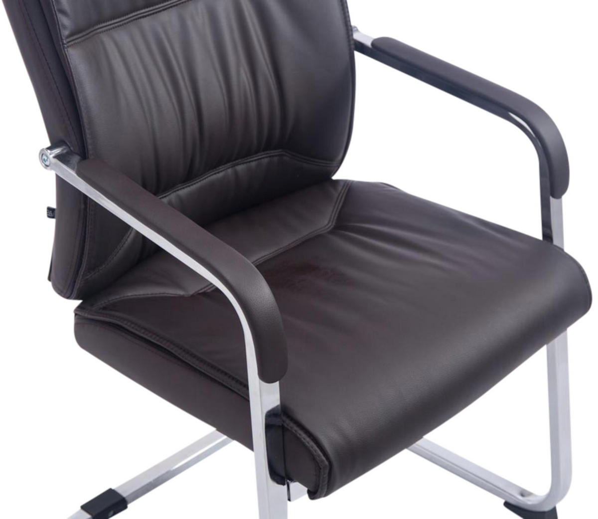 SCHWINGSTUHL 2er Set Lederlook braun - Braun, Textil/Metall (58/102/65cm) - CLP