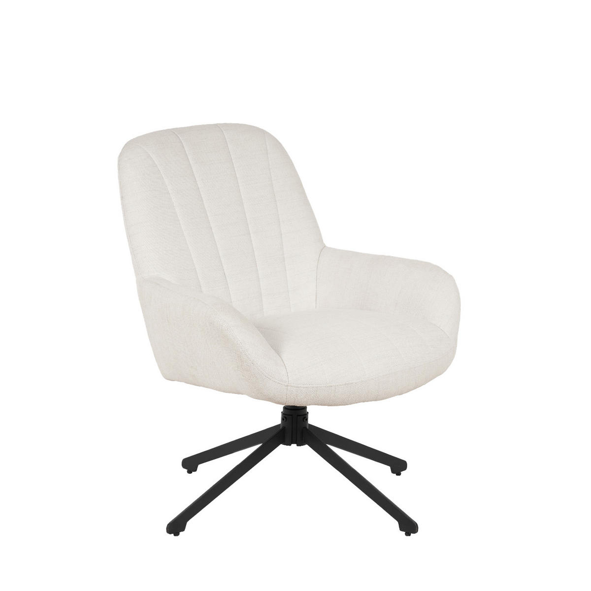 DREHSTUHL Freya Beige 73 cm x 87 cm - Beige, Textil (73/87/81cm) - Klast Home