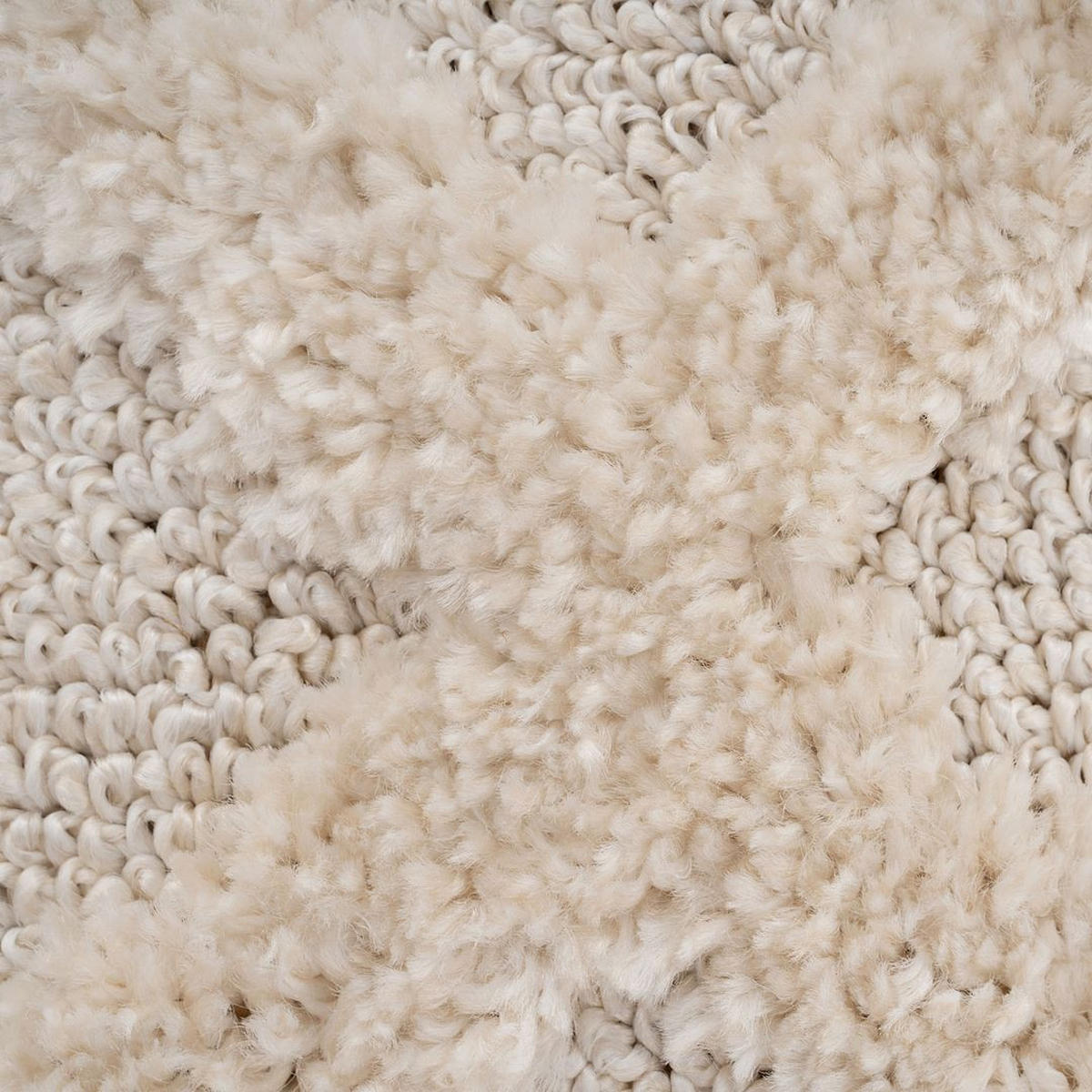 WEBTEPPICH Sade Beige - Beige, Textil (120/170cm) - Kukoon Rugs