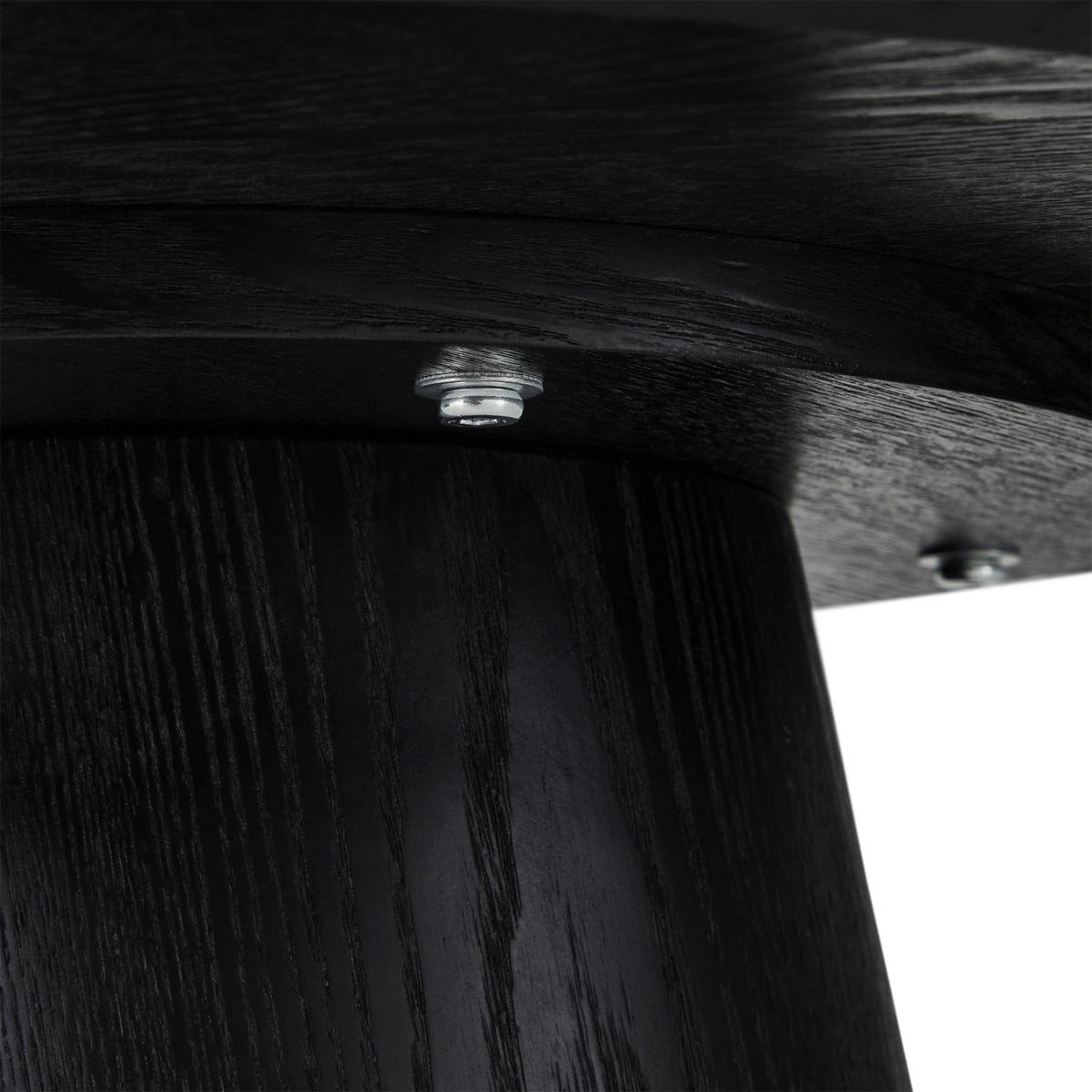 COUCHTISCH rund Schwarz 60/60/40 cm - Schwarz, Holz (60/60/40cm) - Furnhouse