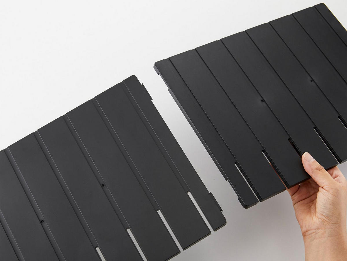 TASCHEN-ORGANIZER Smart schwarz 31/21/24 cm (2er Set) - Schwarz, Kunststoff (31/21/24cm) - Yamazaki