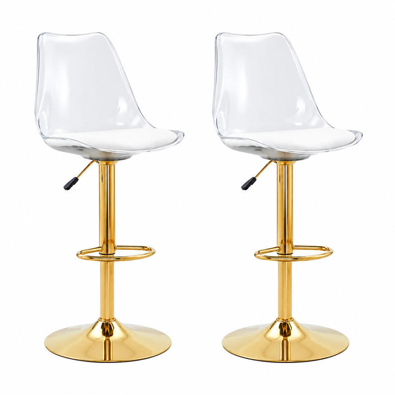 Meubliv Barhocker Gold 53.3x120x45.7 cm