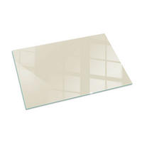 GLASPLATTE für Kamin 100x70 cm Gelb - Gelb, Glas (100/70/0.4cm) - ArtPrintCave