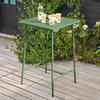 STEHTISCH, Kaktusgrün - Grün, Metall (70/70/105cm) - Oviala