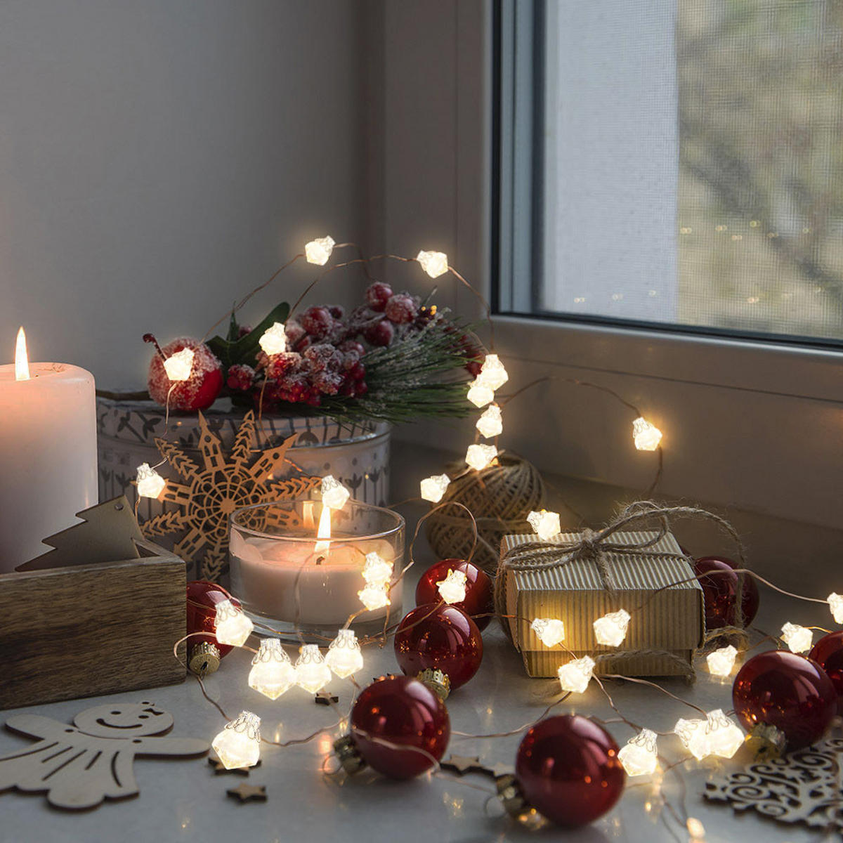 LED DEKOLEUCHTE Silber Kristall Design - Silberfarben, Kunststoff (120/2.2/2.7cm) - Globo Lighting