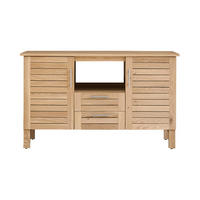 WASCHTISCHUNTERSCHRANK Soho Natur aus Eiche - Naturfarben, Holz (125/75/45cm) - Tikamoon
