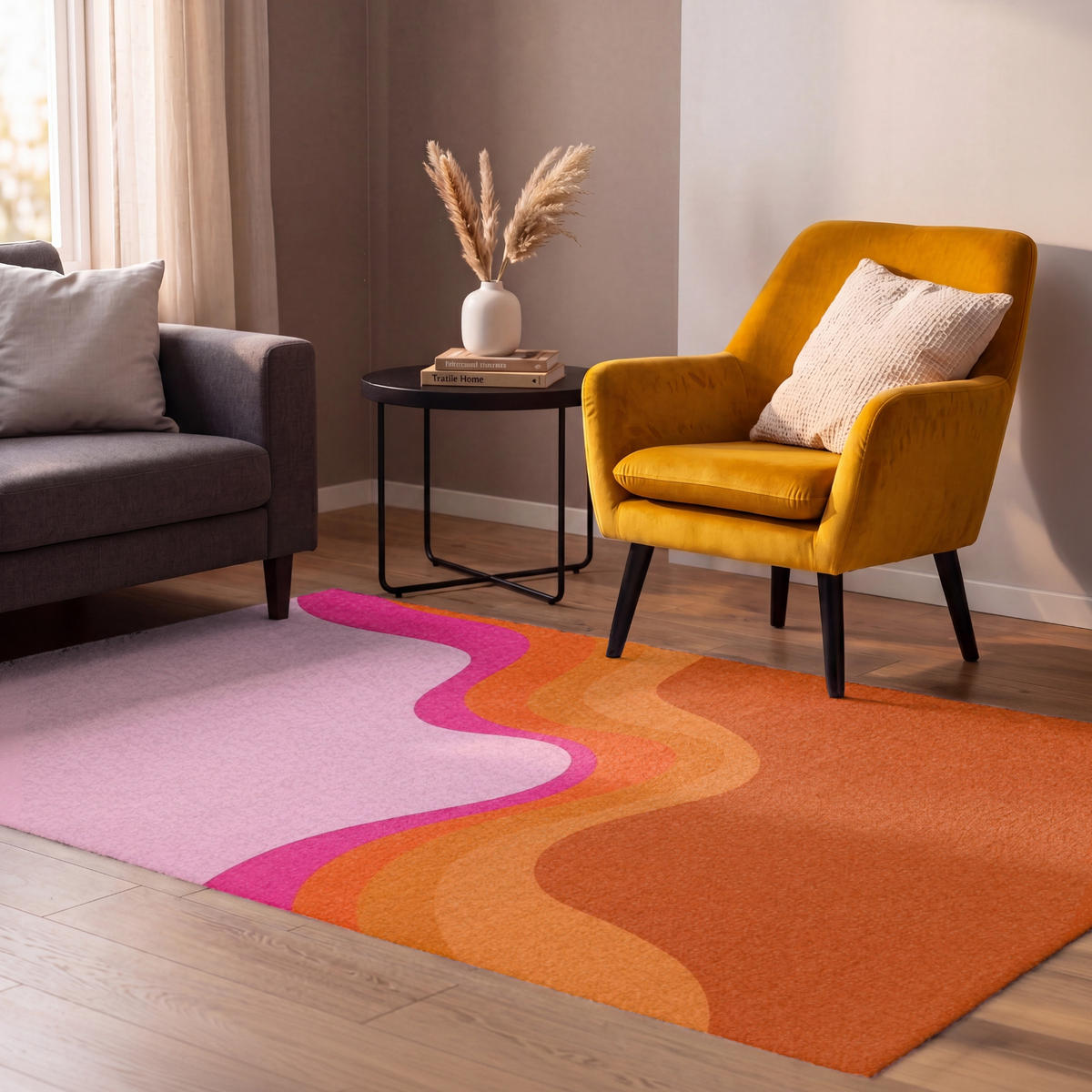 PREPROGE - Valovi - 90x150 cm - večbarvno, umetna masa/tekstil (90/0.4cm) - OnlyWow