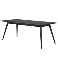 MASSIVER ESSTISCH - Massivholz - Eschefarben, Holz (90/180/75cm) - home24