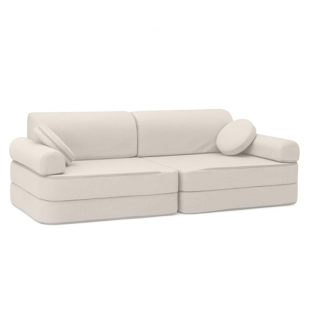 MODULSOFA FüR KINDER, Outzy, beige - Beige, Textil (160/24/24cm) - MeowBaby
