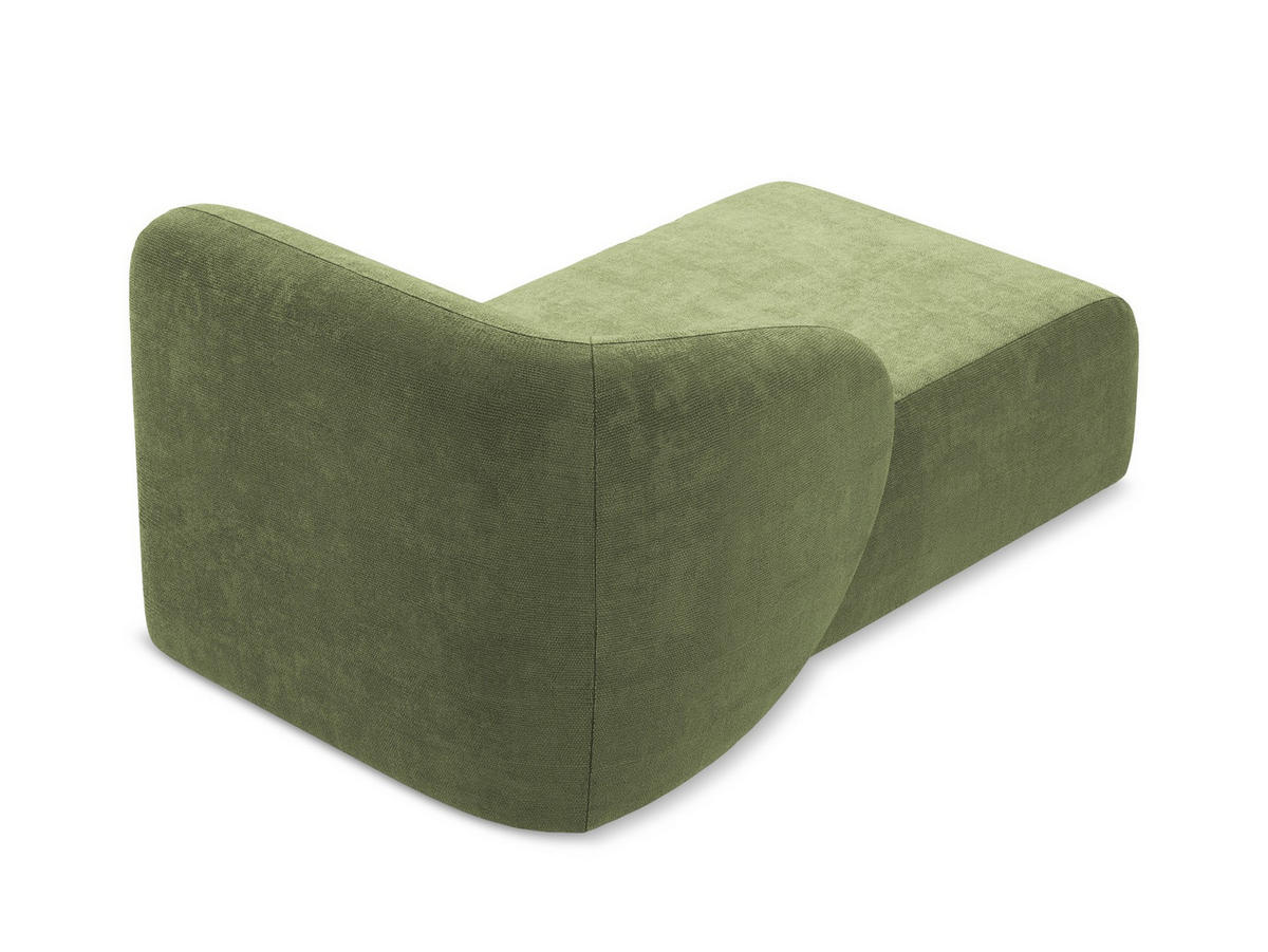 WOHNLANDSCHAFT Bouclé Stoff Grau - Taupe/Schwarz, Holzwerkstoff/Kunststoff (370/74/170cm) - Makamii