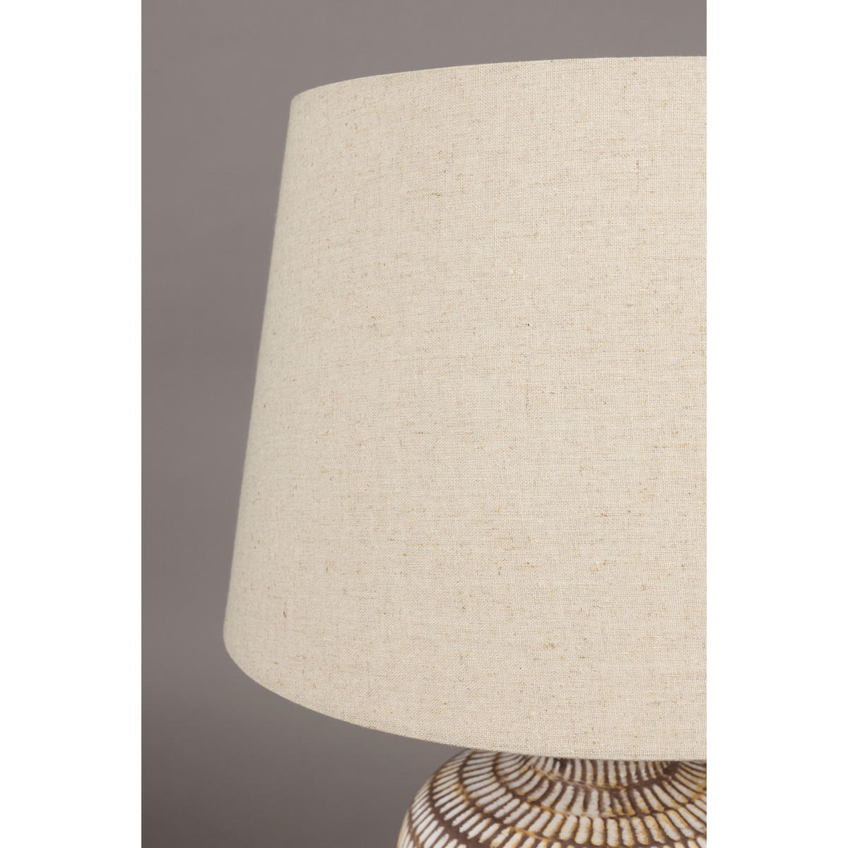TISCHLAMPE Russel - Beige, Keramik (38/38/62cm) - Dutchbone