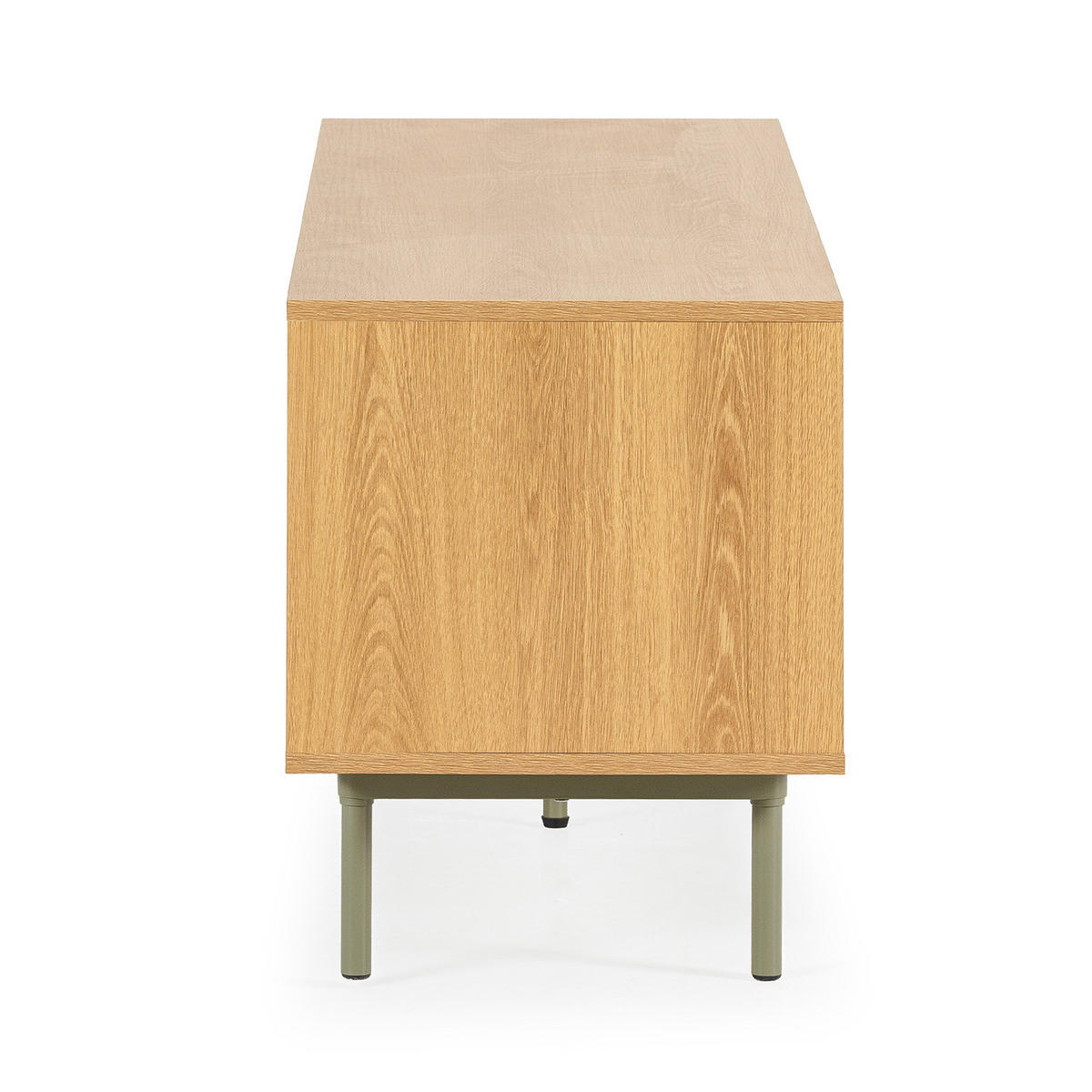 TV-ELEMENT Cuzco 2 türen Eichenfarbe/grün - Grün, Holzwerkstoff (140/50/40cm) - VS Venta-stock