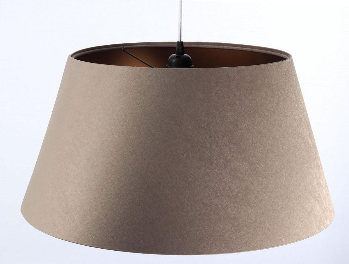HÄNGELEUCHTE Kupfer 50/27 cm - Braun, Kunststoff (50/1.3/27cm) - ONZENO