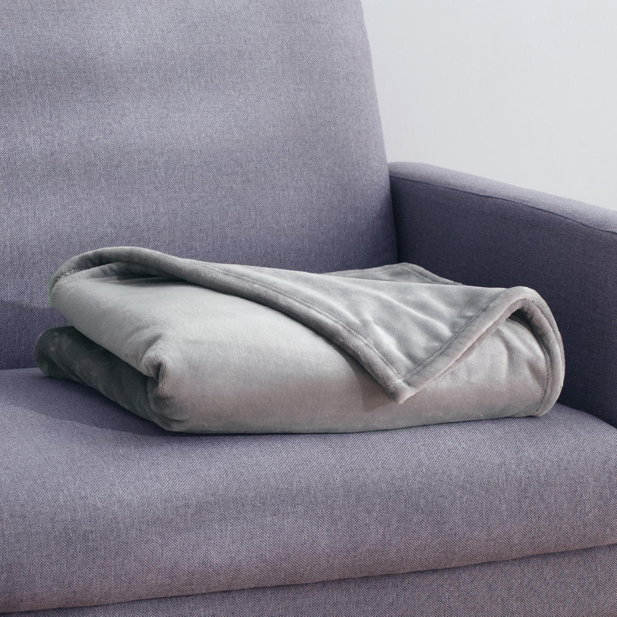 DECKE Floss - Violett, Textil (200/220cm) - home&you