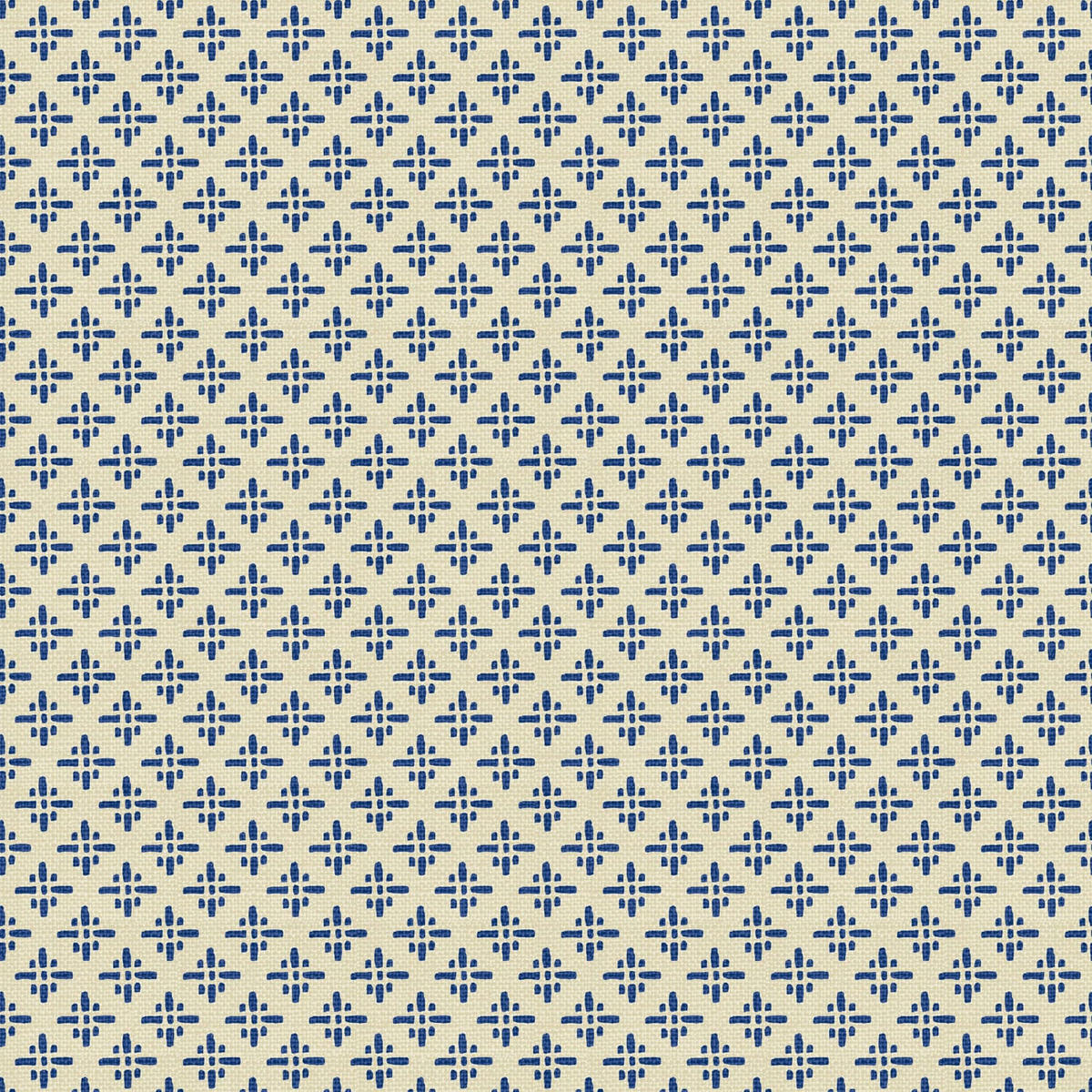 VLIESTAPETE - Inselstern Blau - Blau, Papier/Kunststoff (52/1000cm) - Joules