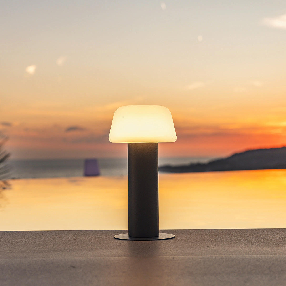 TISCHLAMPE MALO schwarz - Schwarz, Metall (11.5/11.5/21cm) - Lumisky