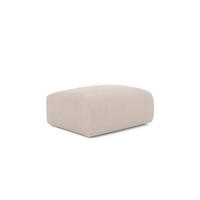 SITZKISSEN Rastergewebe Beige 75cm - Beige, Textil (75/45/75cm) - Sia Home