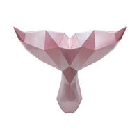 SKULPTUR Rosa 43/32 cm - Pink, Stein (1.66/32/38cm) - KUNSTLOFT