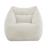 HOCKER medellin beige - Beige, Textil (85/72/85cm) - Habitat Garten